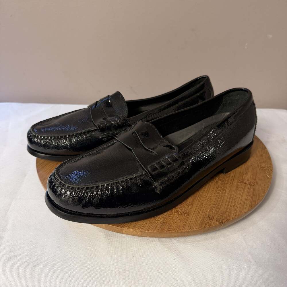 New Cole Haan Pinch Prep Penny Loafer Black 11.5 Slip On Glossy Dress Shoe
